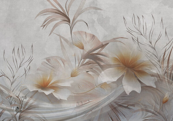 Elegante design floreale dalle tonalità tenui Elegante design floreale dalle tonalità tenui
