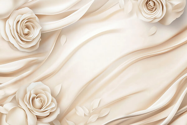 Rose bianche su un panno bianco Rose bianche su un panno bianco