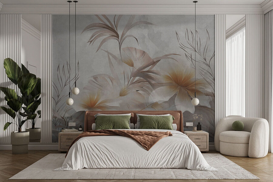 Elegante design floreale dalle tonalità tenui Elegante design floreale dalle tonalità tenui