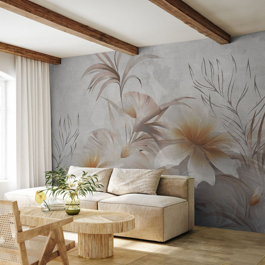 Elegante design floreale dalle tonalità tenui Elegante design floreale dalle tonalità tenui