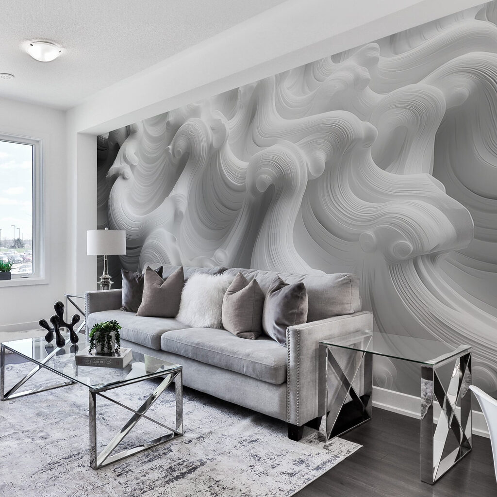 White swirly surface White swirly surface