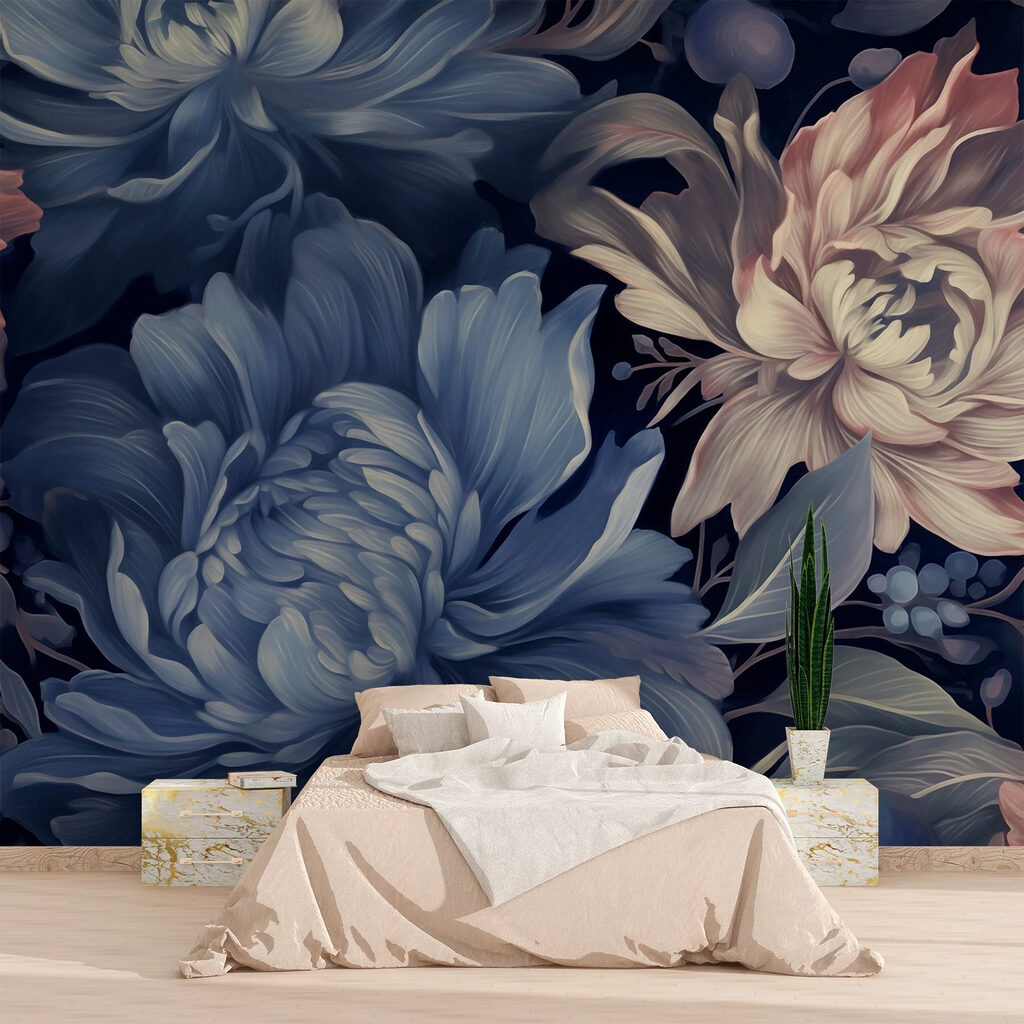 Delicate blooms in soft hues