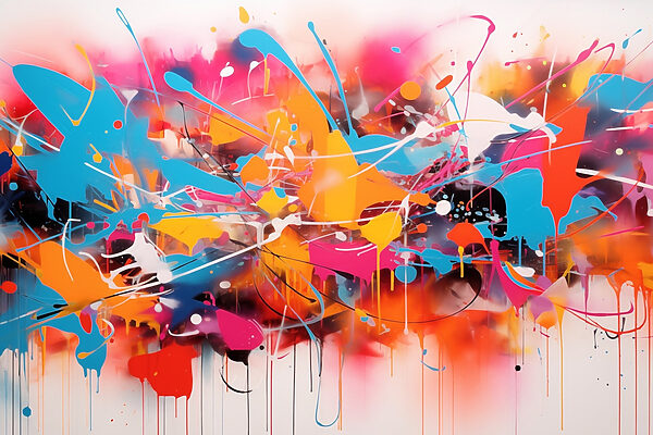 Arte splatter colorata Arte splatter colorata