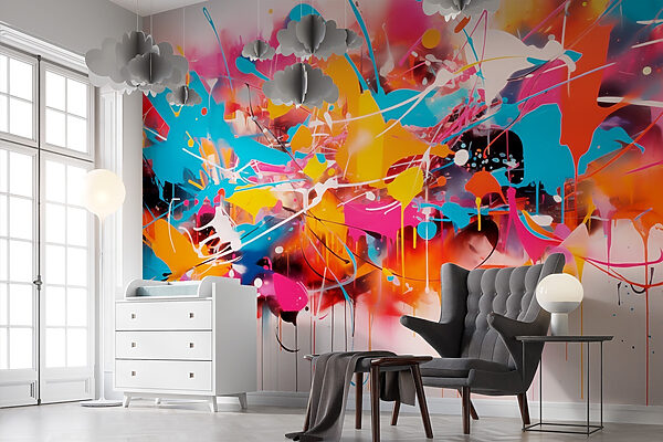 Arte splatter colorata Arte splatter colorata