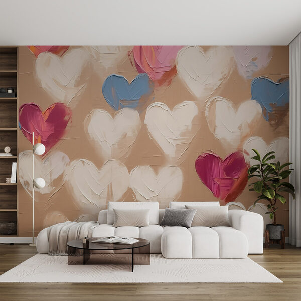 Cuori colorati su uno sfondo strutturato w02226pig19ms 600x600 - Cuori colorati su uno sfondo strutturato