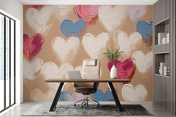 Cuori colorati su uno sfondo strutturato w02226piw1mr 600x400 - Cuori colorati su uno sfondo strutturato