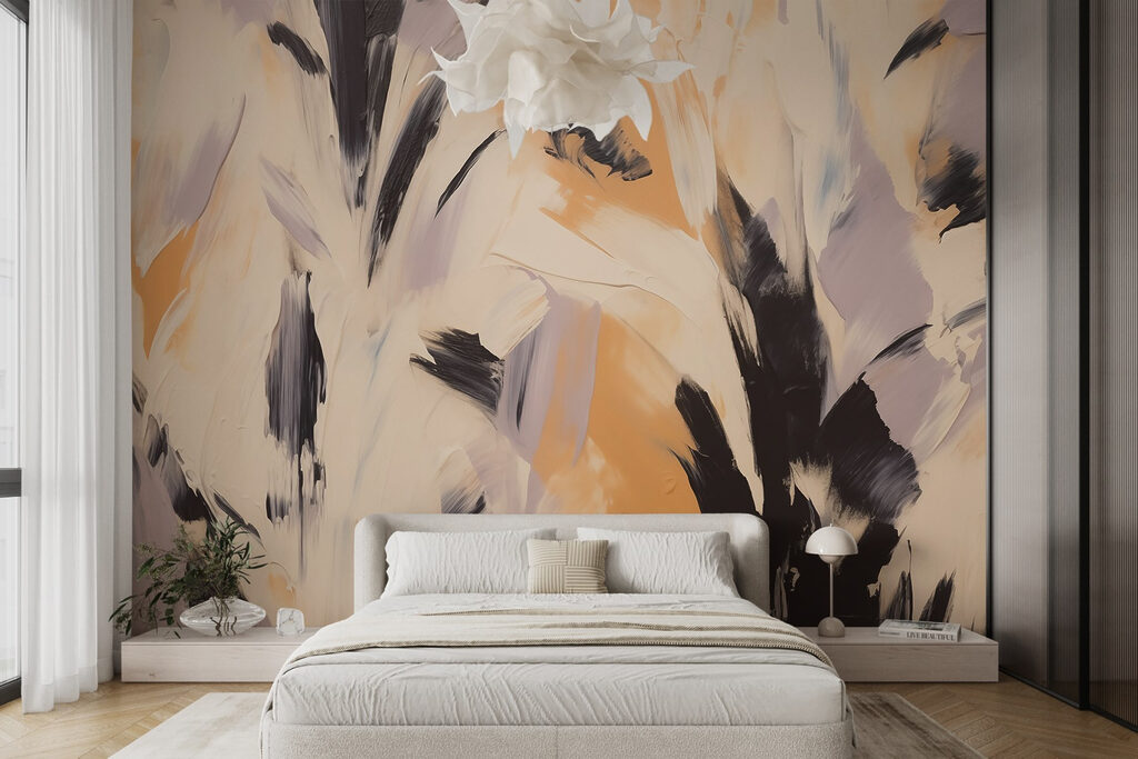 Abstract strokes in soft hues Abstract strokes in soft hues