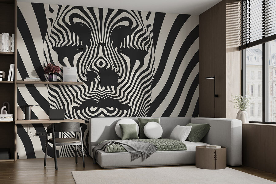 Immagine in bianco e nero del volto di una persona’. Immagine in bianco e nero del volto di una persona’.