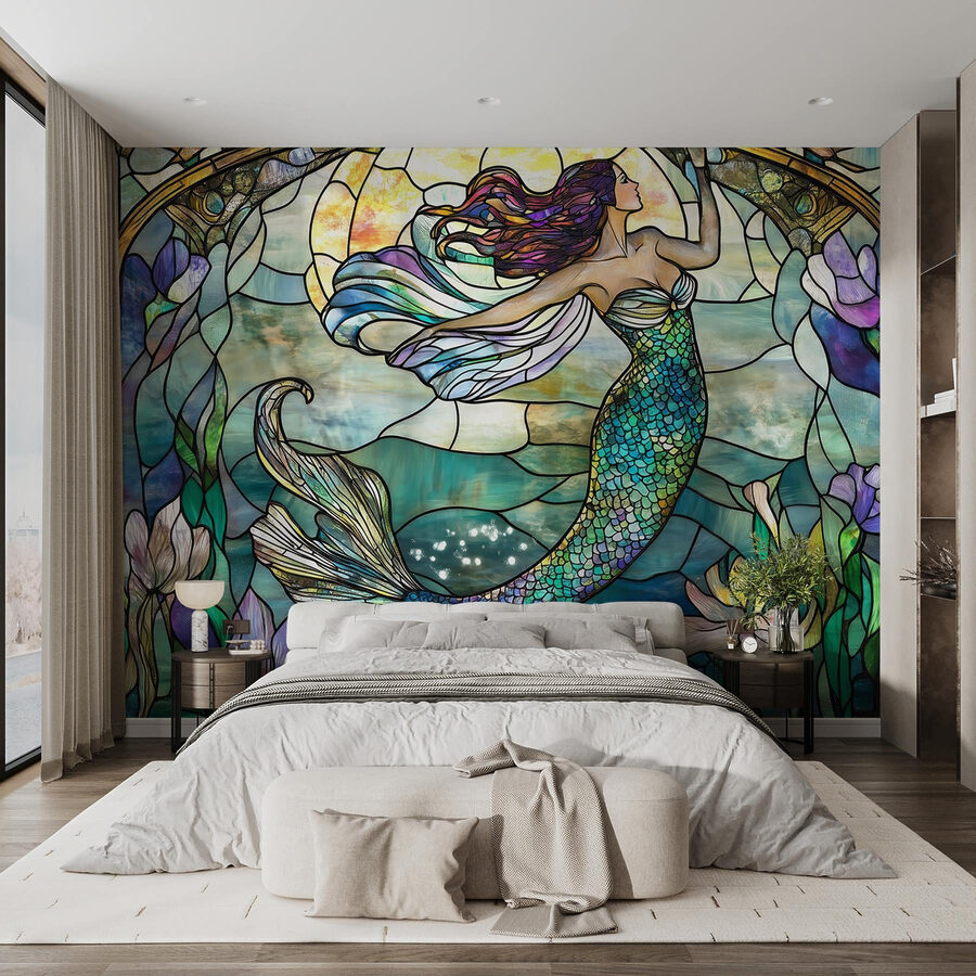 Vetrata con sirena