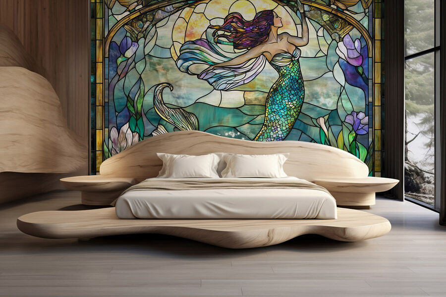 Vetrata con sirena