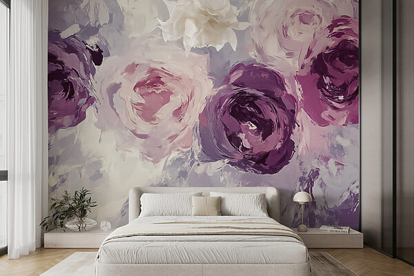 Pittura di fiori su una superficie Pittura di fiori su una superficie