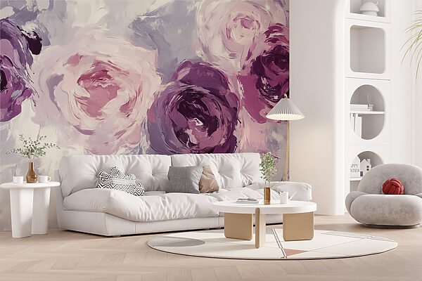 Pittura di fiori su una superficie Pittura di fiori su una superficie