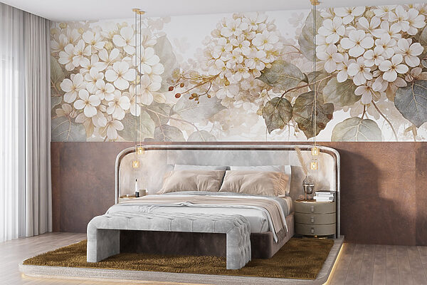 Fioriture delicate in toni tenui. Fioriture delicate in toni tenui.