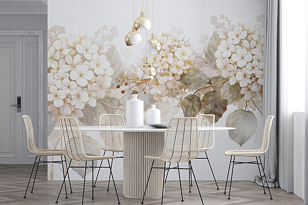 Fioriture delicate in toni tenui. Fioriture delicate in toni tenui.