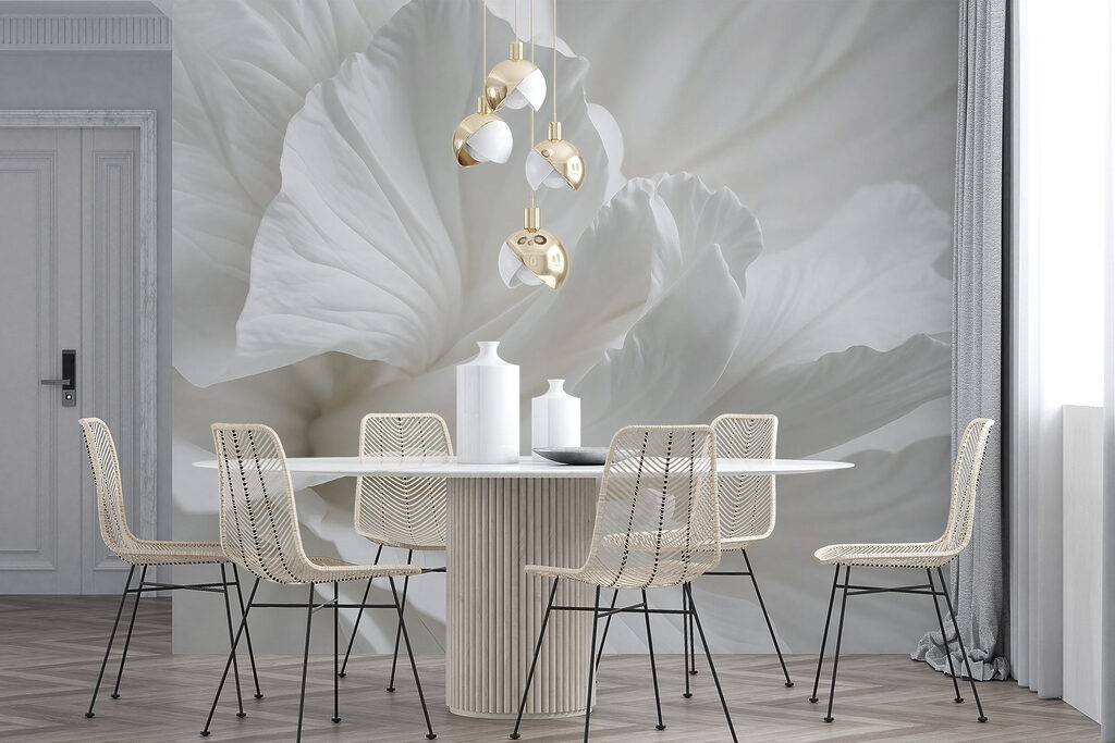 Delicate petals in soft embrace Delicate petals in soft embrace