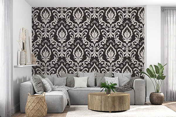 Carta da parati Carta da parati Carta da parati in bianco e nero (COD: w02246)