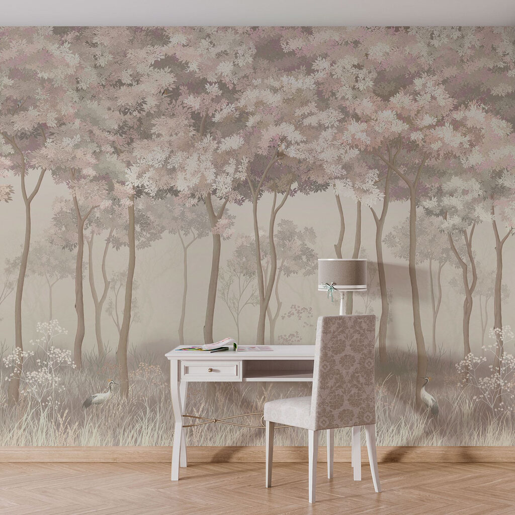 Group of birds in a forest Group of birds in a forest