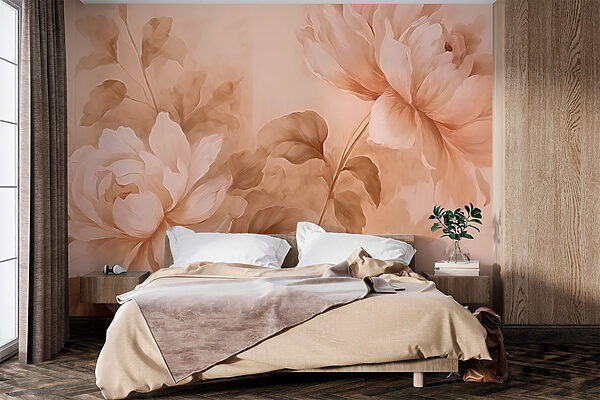 Pittura di fiori e foglie Pittura di fiori e foglie