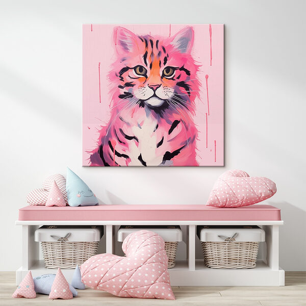 Painting of a cat Painting of a cat