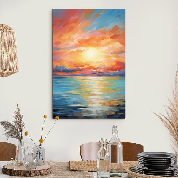Quadri Tramonto sull'acqua