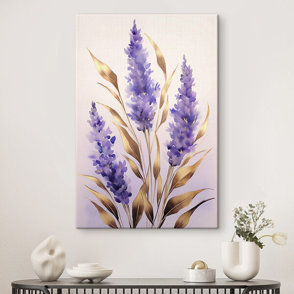 Quadri Quadri Delicati fiori dai tenui toni lavanda (COD: s41678)