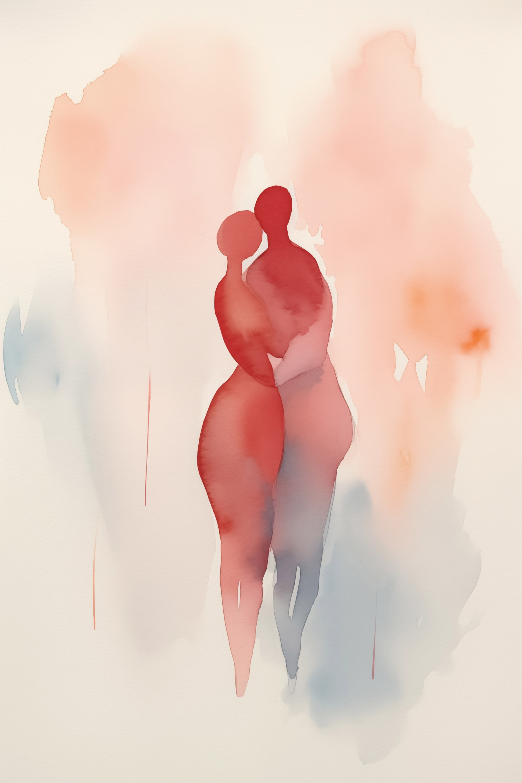Watercolor of two people