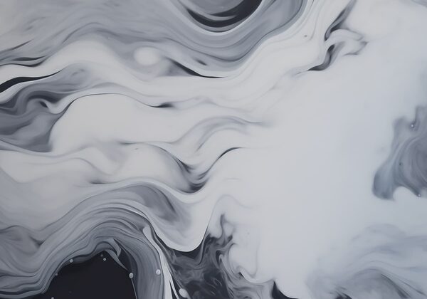 Vortici astratti di bianco e nero Vortici astratti di bianco e nero