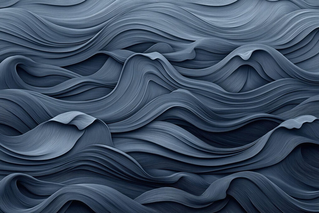 Disegno ondulato grigio su una superficie Disegno ondulato grigio su una superficie