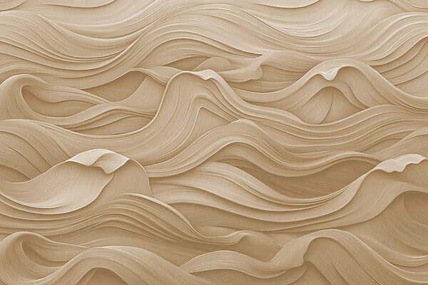 Fluid lines create a calming aesthetic