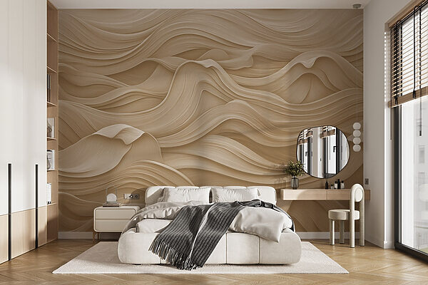 Fluid lines create a calming aesthetic