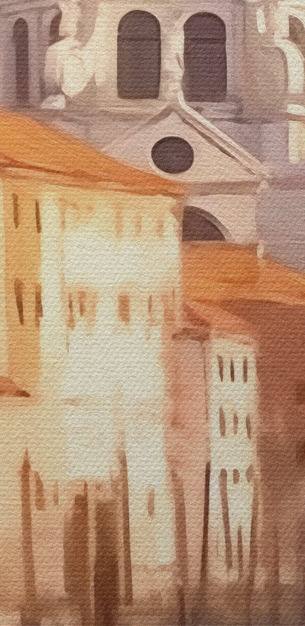Water next to a building