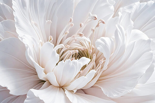 Delicate petals in soft hues