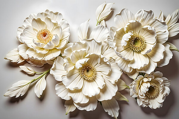 Group of white flowers