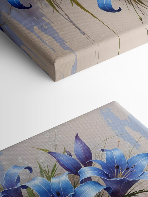 Group of blue flowers