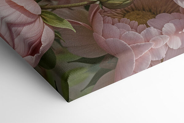 Delicate blooms in soft hues