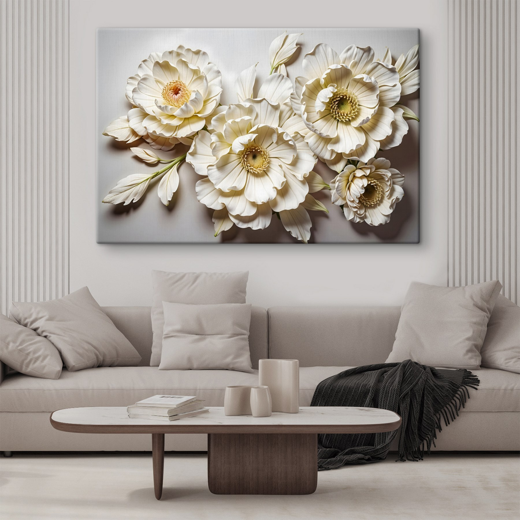 Group of white flowers