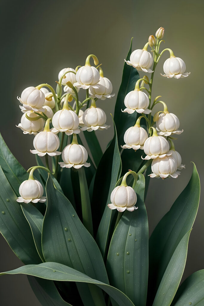 Delicate blooms in graceful arrangement