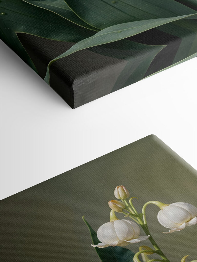 Delicate blooms in graceful arrangement