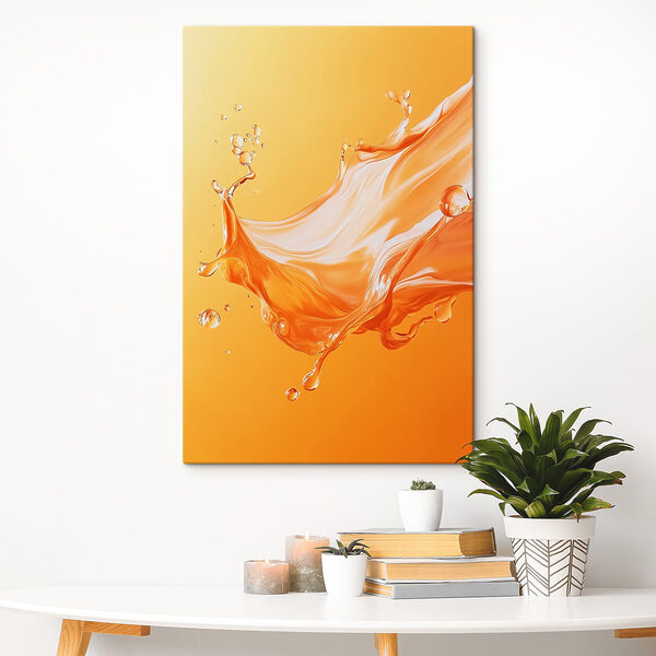 Fluid motion in vibrant hues