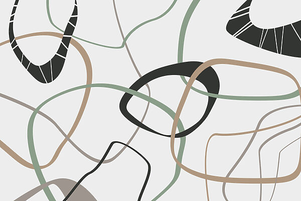 Schema di linee e cerchi Schema di linee e cerchi