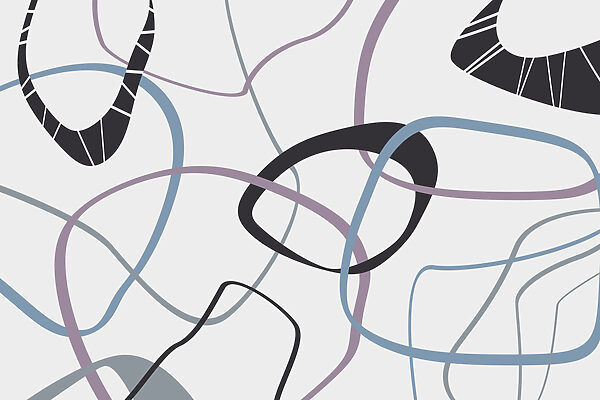 Schema di linee e cerchi Schema di linee e cerchi