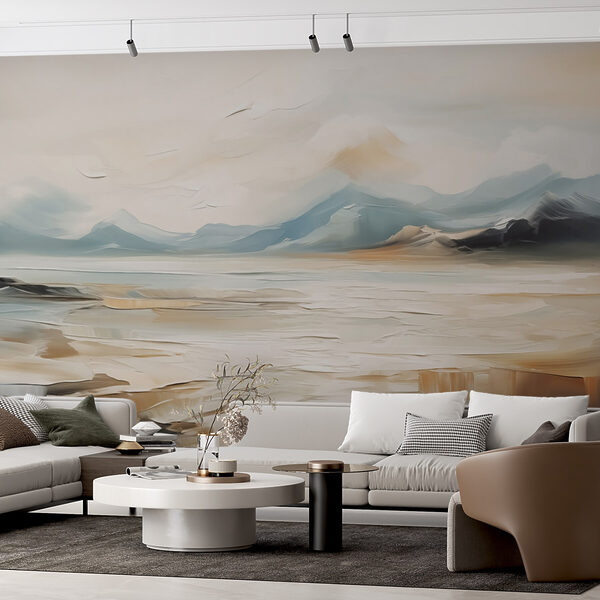 Pittura di un paesaggio desertico Pittura di un paesaggio desertico