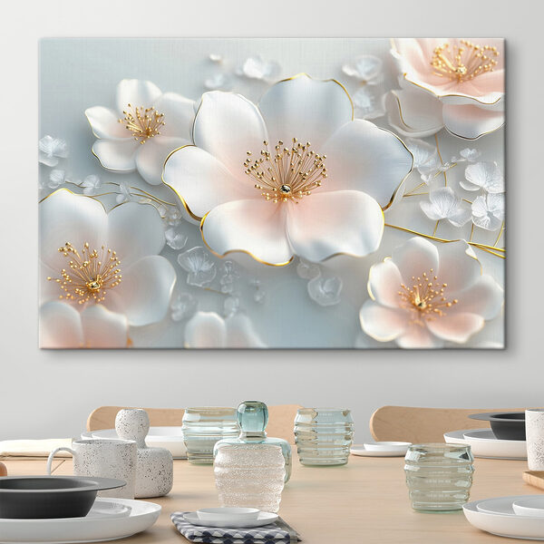 Quadri Mazzo di fiori bianchi