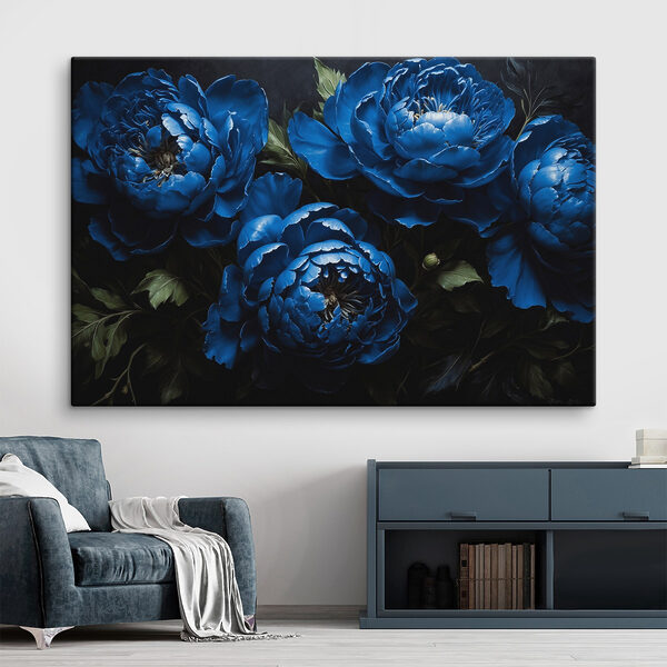 Quadri Mazzo di fiori blu (COD: s41523) Quadri Quadri Mazzo di fiori blu (COD: s41523)