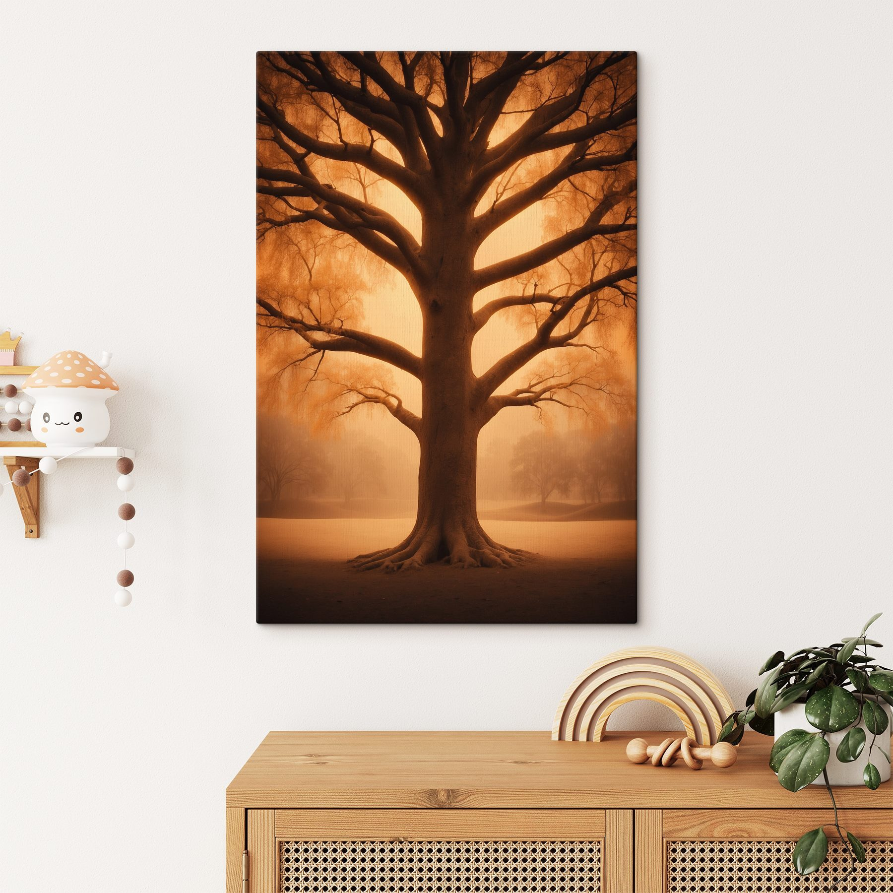 Large tree with no leaves