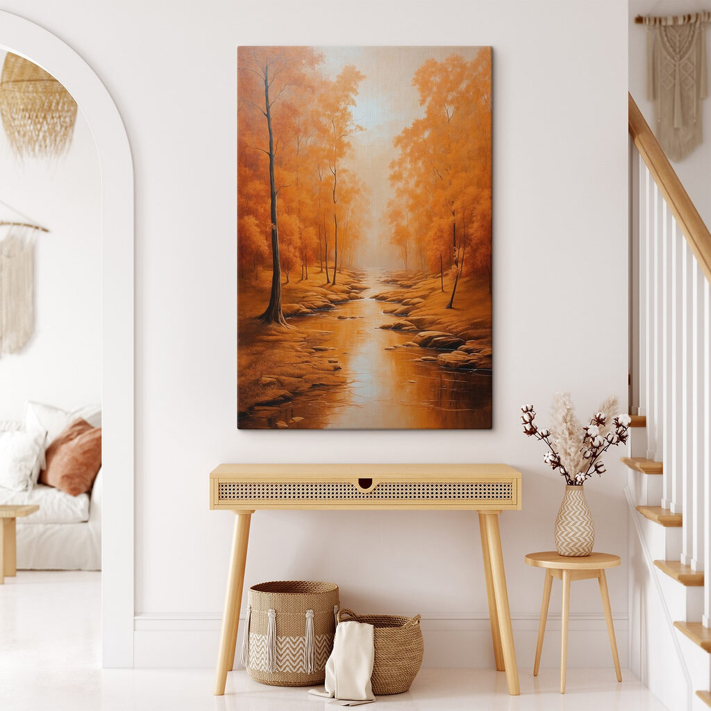 River running through a forest River running through a forest
