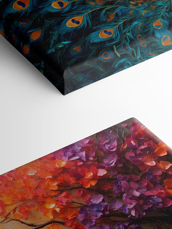 Painting of a peacock