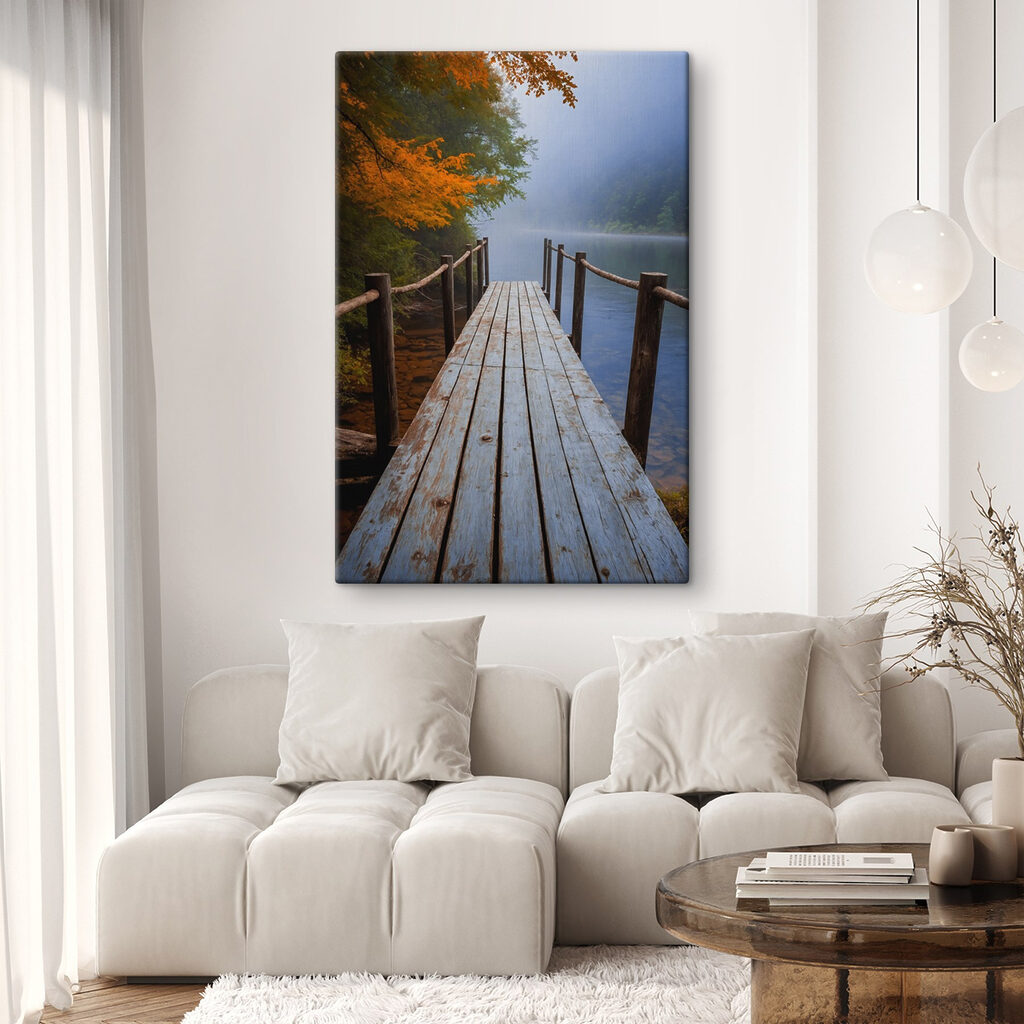Wooden dock over a body of water Wooden dock over a body of water