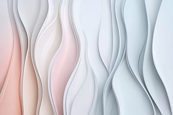 Linee ondulate bianche e rosa Linee ondulate bianche e rosa