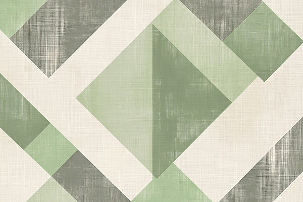 Motivo geometrico verde e bianco Motivo geometrico verde e bianco
